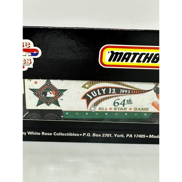 VTG 1993 Matchbox MLB All-Star Game Die-Cast Truck Baltimore Orioles New-in-Box - Picture 7 of 8